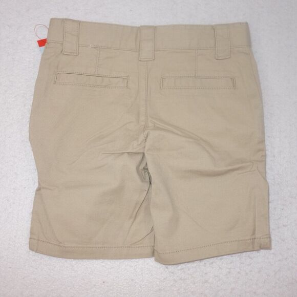 NEW Cat & Jack Chino Uniform Shorts Tan Beige Khaki Girl's Size 4 - Picture 2 of 6